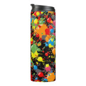 Regenbogen-Spritzer-Farbtropfen PD Thermosbecher (Nach rechts gedreht)