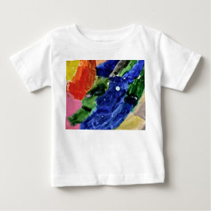 Regenbogen Spritzer Kinder Abstract Kunst T-Shirt