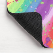 Regenbogen-Spritzer Mousepad (Ecke)