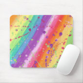 Regenbogen-Spritzer Mousepad (Mit Mouse)