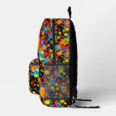Regenbogen-Spritzlack-Tröpfchen Bedruckter Rucksack (Rechts)
