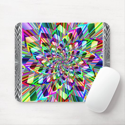 Regenbogen Squiral Mousepad (Mit Mouse)
