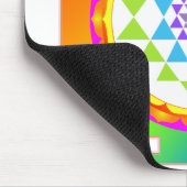 Regenbogen Sri Yantra Mousepad (Ecke)