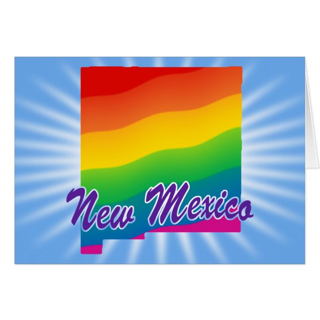 Regenbogen-Staat New Mexico (Vorderseite (Horizontal))