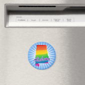 Regenbogen-Staat von Alabama Magnet (In Situ (Geschirrspüler))
