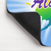 Regenbogen-Staat von Alaska Mousepad (Ecke)