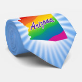Regenbogen-Staat von Arizona Krawatte (Gerollt)