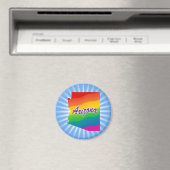 Regenbogen-Staat von Arizona Magnet (In Situ (Geschirrspüler))