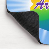 Regenbogen-Staat von Arizona Mousepad (Ecke)