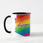 Regenbogen-Staat von Arizona Tasse (Links)