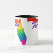 Regenbogen-Staat von Florida Tasse (Zentrum)