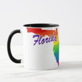 Regenbogen-Staat von Florida Tasse (Links)