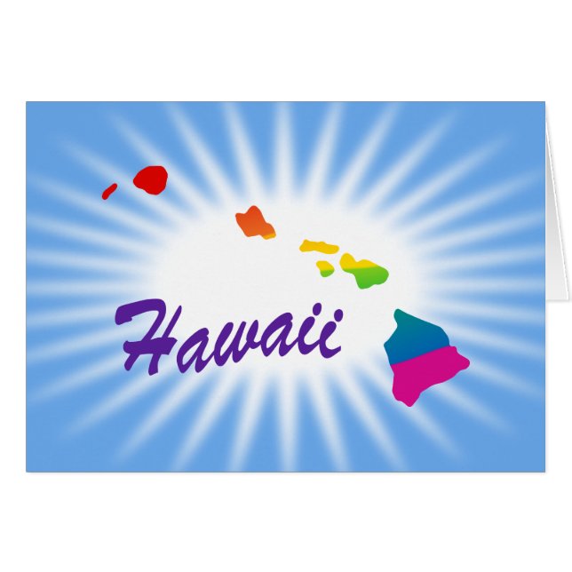 Regenbogen-Staat von Hawaii (Vorderseite (Horizontal))