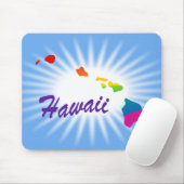 Regenbogen-Staat von Hawaii Mousepad (Mit Mouse)