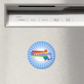 Regenbogen-Staat von Massachusetts Magnet (In Situ (Geschirrspüler))