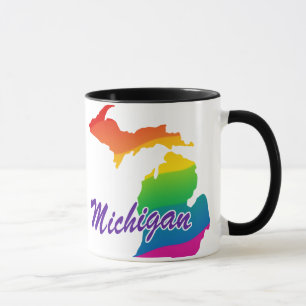 Regenbogen-Staat von Michigan Tasse