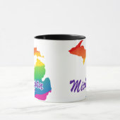 Regenbogen-Staat von Michigan Tasse (Zentrum)