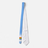 Regenbogen-Staat von North Dakota Krawatte (Rückseite)