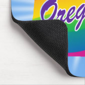 Regenbogen-Staat von Oregon Mousepad (Ecke)