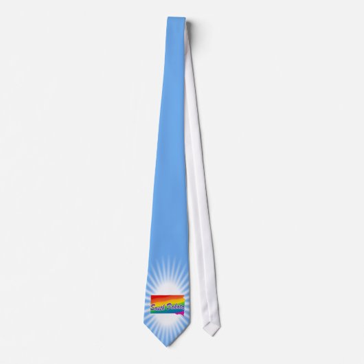Regenbogen-Staat von South Dakota Krawatte (Vorderseite)