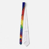 Regenbogen-Stamm-Krawatte Krawatte (Rückseite)
