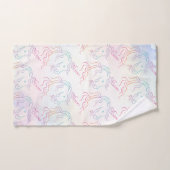 Regenbogen-Stammes- Einhorn-Muster Badhandtuch Set (Handtuch)