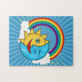 Regenbogen-Stangen Puzzle (Horizontal)