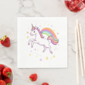Regenbogen-Star-Einhorn (1) Serviette (Beispiel)