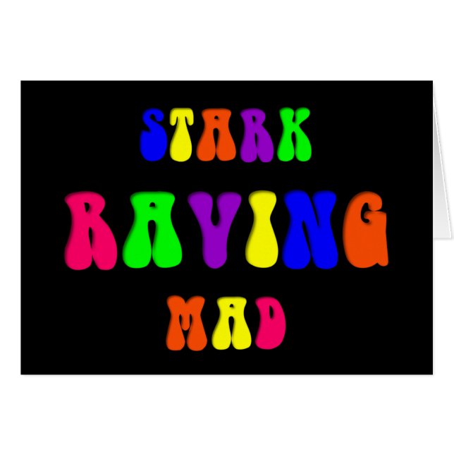 Regenbogen "Stark Raving Mad" (Vorderseite (Horizontal))