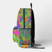 Regenbogen-Statik Bedruckter Rucksack (Rechts)