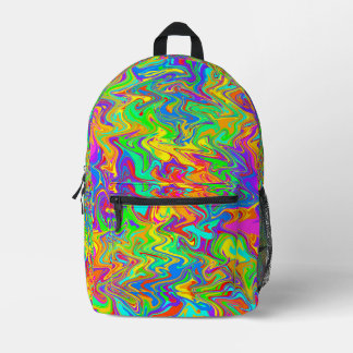 Regenbogen-Statik Bedruckter Rucksack