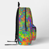 Regenbogen-Statik Bedruckter Rucksack (Links)
