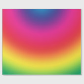 Regenbogen-Steigung - kundengebundene Geschenkpapier (Flach)