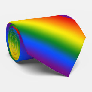 Regenbogen-Steigungs-Streifen Krawatte