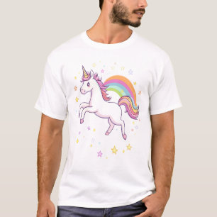 Regenbogen-Stern-Einhorn (1) T-Shirt