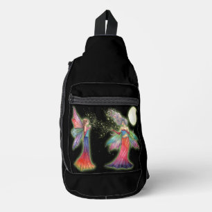 Regenbogen-Stern-Feien Fantasy-Kunst Crossbody Bag