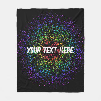 Regenbogen-Stern-Galaxie-Leere Fleecedecke