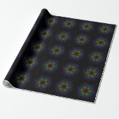 Regenbogen-Stern-Galaxie-Leere Geschenkpapier (Ungerollt)