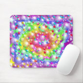 Regenbogen-Stern-Parade Mousepad (Mit Mouse)
