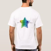REGENBOGEN-STERN T-Shirt (Rückseite)