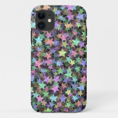 Regenbogen-Sterne Case-Mate iPhone Hülle (Rückseite)