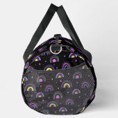 Regenbogen, Sterne und Herzmuster Duffle Bag (Rechts)