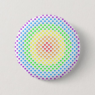 Regenbogen-Sternen-Ausbruch Button