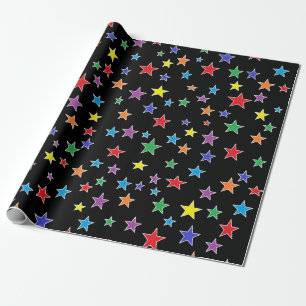 Regenbogen-sternenklares sternenklare geschenkpapier