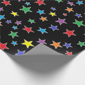 Regenbogen-sternenklares sternenklare geschenkpapier (Ecke)