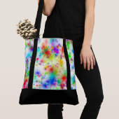 Regenbogen-Sternexplosionen Tasche (Von Nahem)