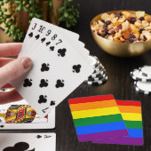 Regenbogen-Stichkarten mit Pride-Flagge Spielkarten (In Situ)