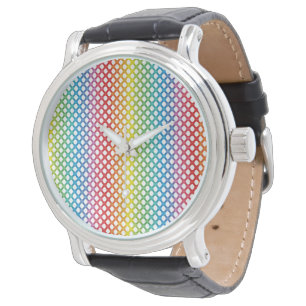 Regenbogen-Stolz-Armbanduhr der UnterstützungsLGB Armbanduhr