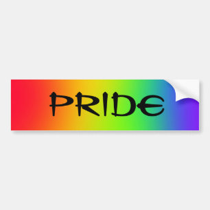 Regenbogen-Stolz Autoaufkleber