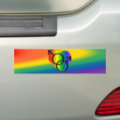 Regenbogen-Stolz-Autoaufkleber Gleich-Sex Autoaufkleber (Auf Auto)